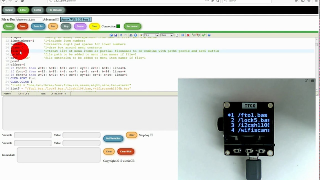 Annex OLED Menu - file launcher and App suite