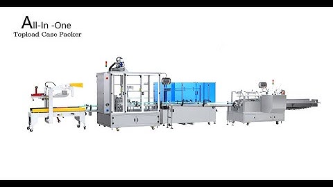 Fully automatic case sealing  and strapping for end-of-line packaging machines