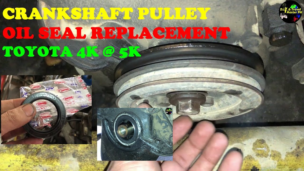 Paano Magpalit ng Crankshaft Pulley Oil Seal