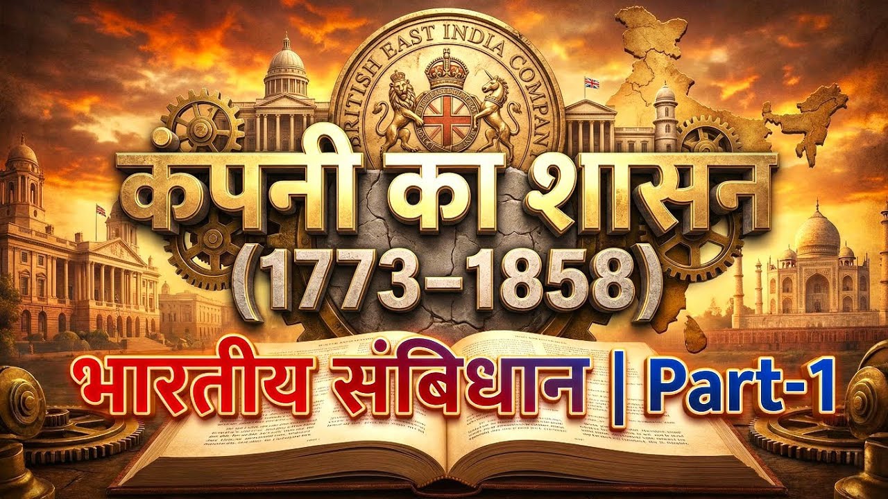 Constitutional History of India 🔥 Company Rule Explained (1773–1858) | Part-1