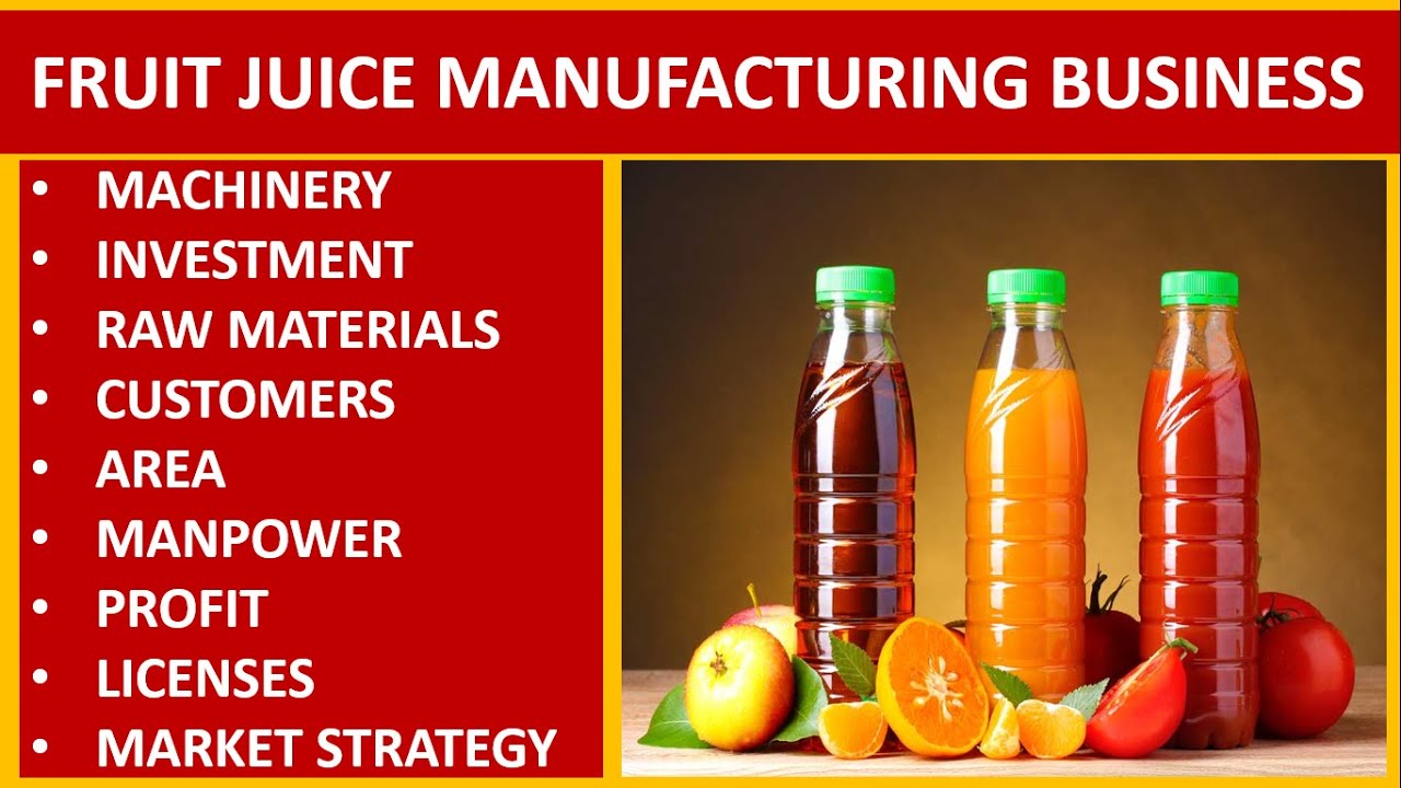 fruit juice manufacturing business plan