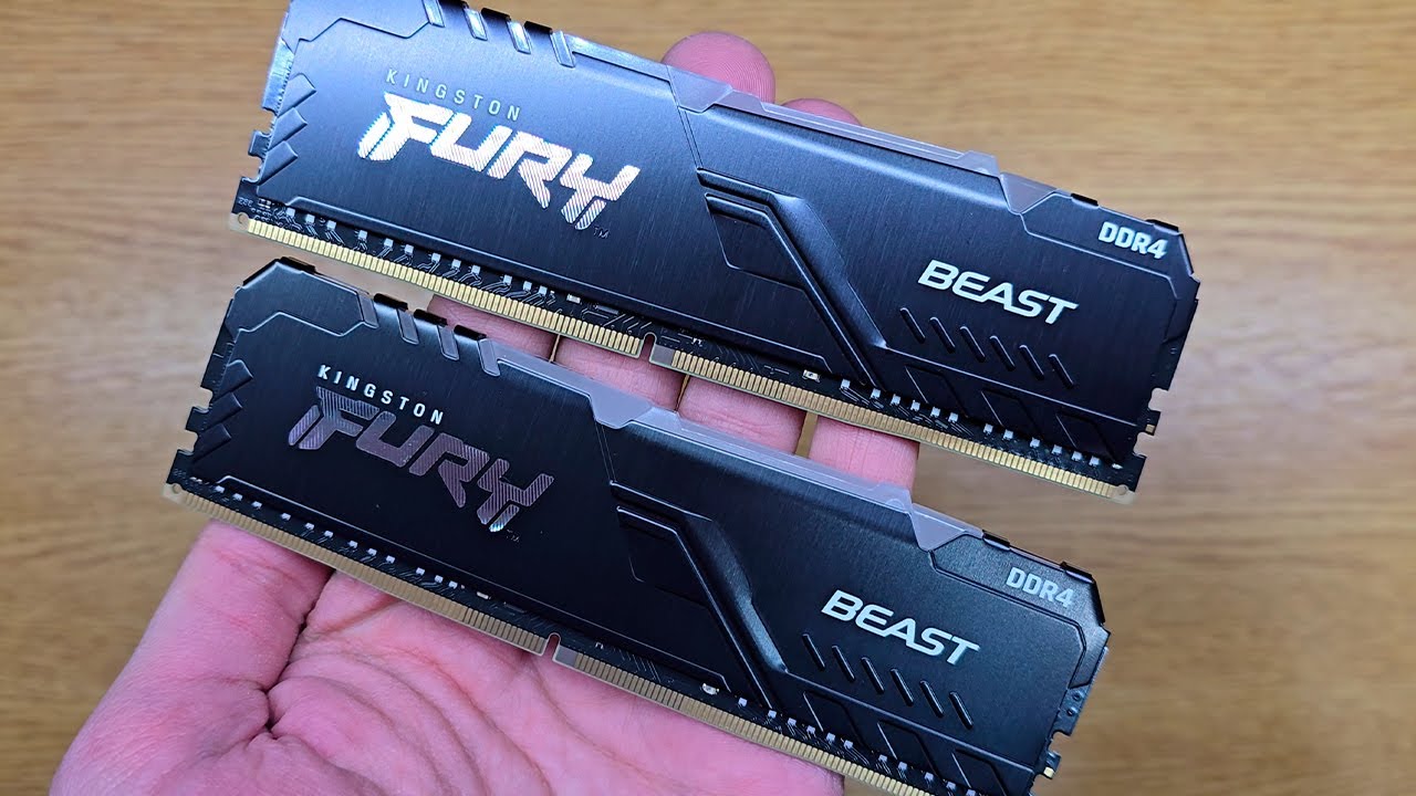 RAM DDR4 Kingston Fury Beast Black 8GB (1x8GB) 3200MHz CL16 KF432C16BB/8WP