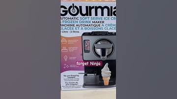 Forget Ninja! Get the All-in-One Gourmia Automatic Soft Serve & Frozen Drinks Maker!