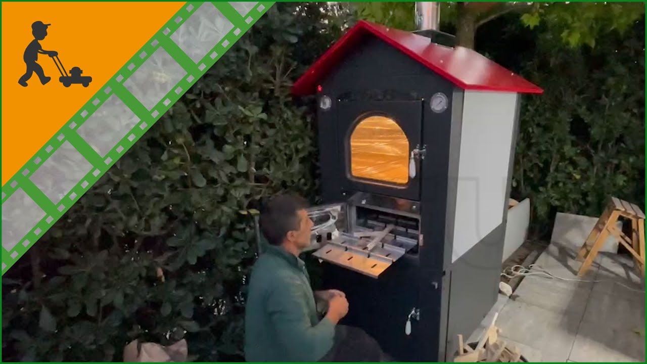 Forno a legna in acciaio da esterno AgriEuro Medius 80 EXT - YouTube
