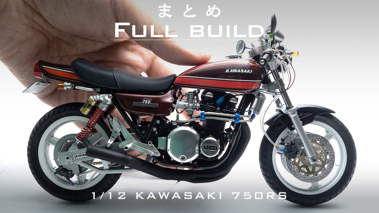 Building the AOSHIMA  Kawasaki GPZR Plastic Model   YouTube