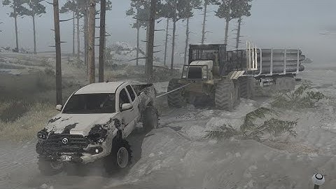 Spintires  MudRunner - Deliver Logs In Lumber Mill