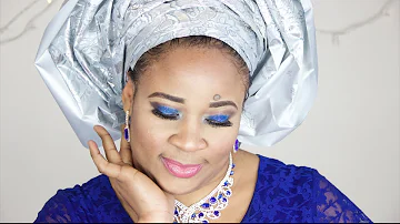 HOW TO TIE GELE, MARY KAY INSPIRED CHRISTMAS LOOK WITH EBUBE