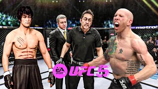 Bruce Lee vs Josh Emmett - EA Sports UFC 5 - Epic Fight 🔥🐲