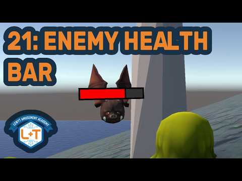 Unity Enemy Health Bar Tutorial - LewyT Amusement Academy 21 - YouTube
