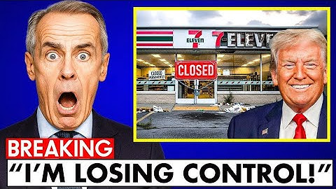 Canada in shock nu 7-Eleven alle winkels sluit! Carney