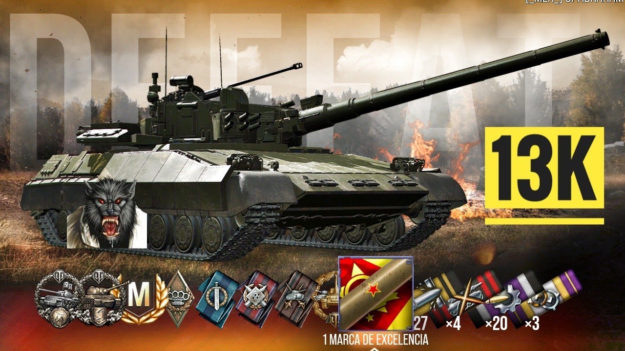 OBJECT  477A  13K  Damage WoT Console Gameplay 