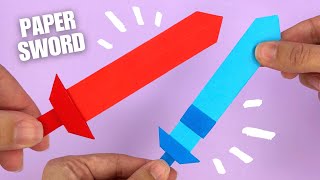 How to make a paper sword easy, origami sword