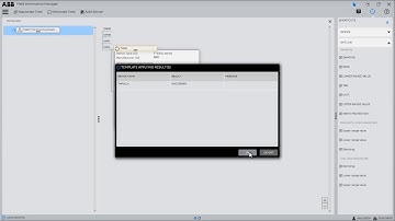 Engineering with templates - ABB Field Information Manager