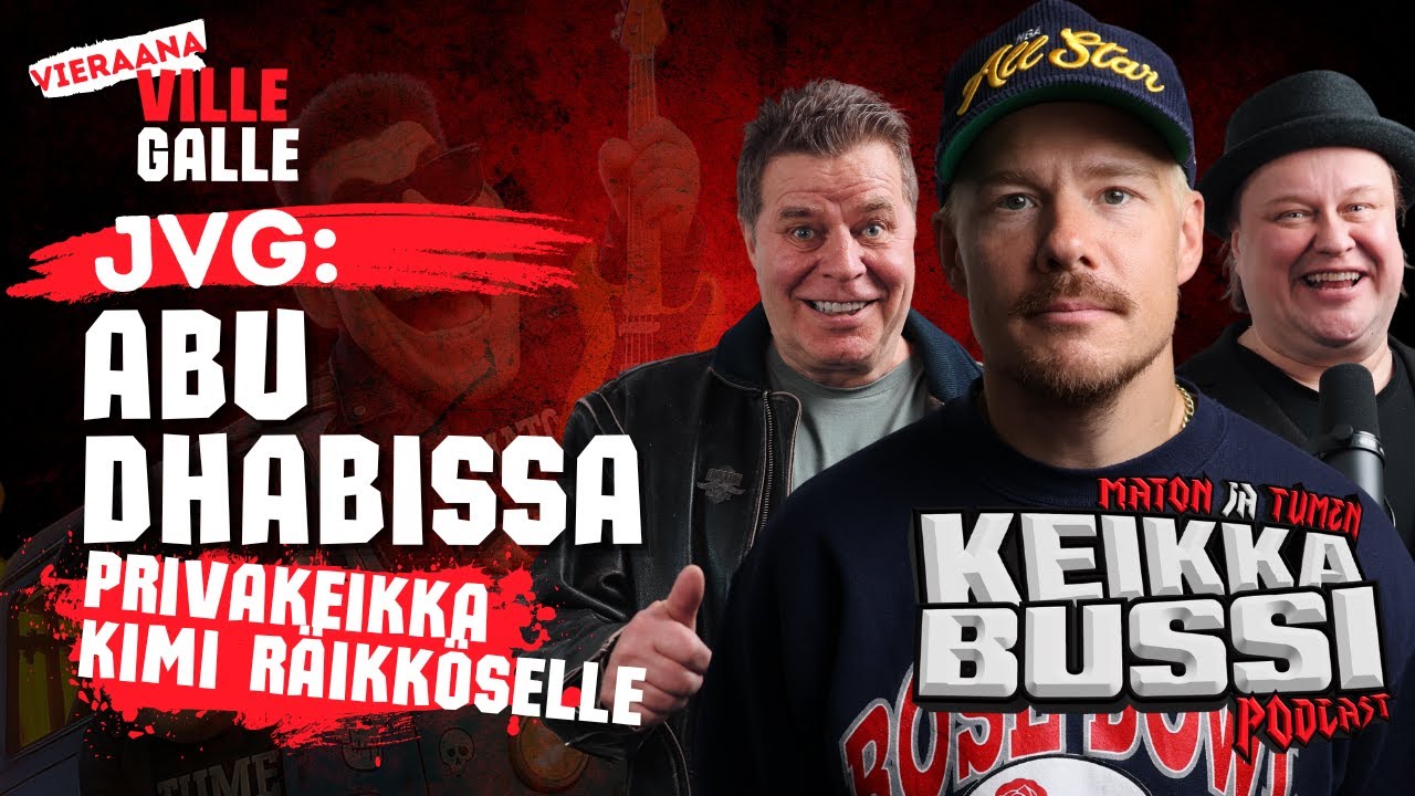 JVG:n VilleGalle paljastaa hurjimmat keikkamatkat