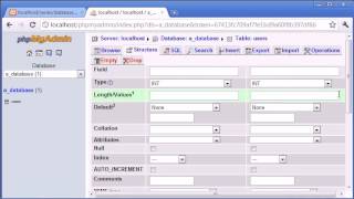 112   phpMyAdmin Part 3