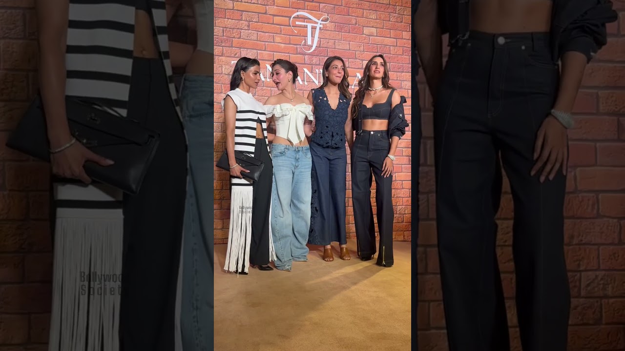 Kajal Aggarwal, Samantha Ruth Prabhu, Pragya Yadav Arrive At Tamannaah Bhatia Jewellery Store Lau...