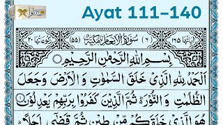 Download Lagu 6 Surah Al Anam  / Al An'am || Ayat 111-140 || Iqra TV HD MP3