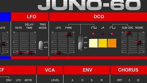 Juno 60 - Native Instruments Reaktor Community Library | Free Synth Plugin