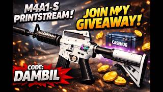 WOW! M4A1-S PRINTSTREAM!  JOIN MY GIVEAWAY!