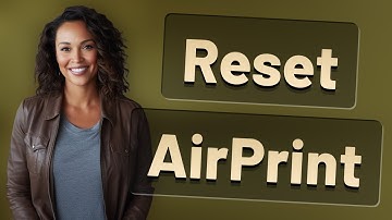How Do You Reset AirPrint Settings to Fix Apple Printing Issues?