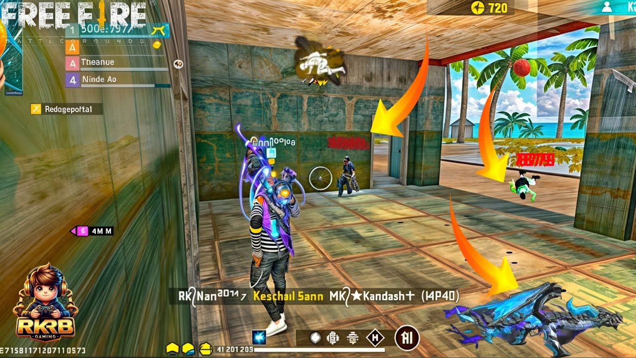 FULL RUSH 💪 GAMEPLAY WITH BR RANKED ⚡ MATCH !! GARENA FREE FIRE 🔥 RKRB ...