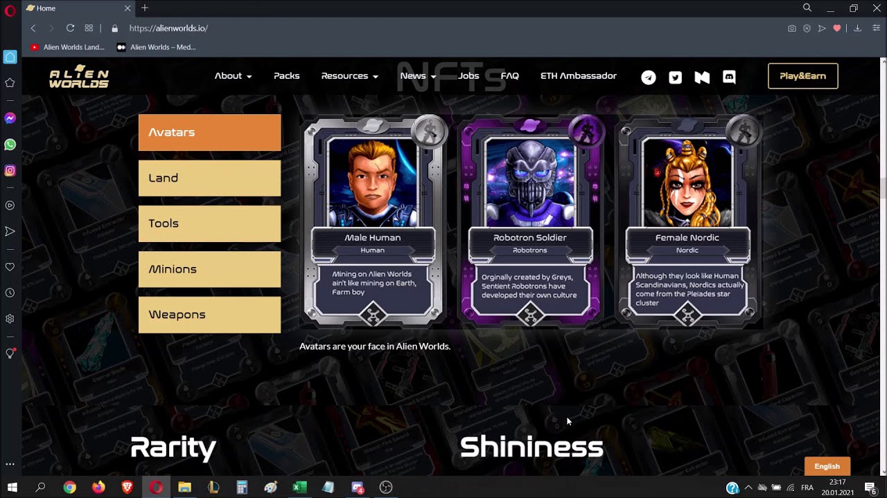 AlienWorlds.io - Tutorial 15 - Shining [ENGLISH]
