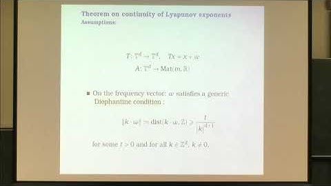 Silvius Klein | Lyapunov exponents of quasi-periodic cocycles
