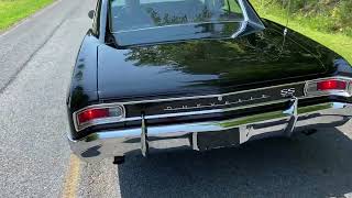 1966 Black Chevrolet Chevelle Rest Mod/Badged as SS: offered by Carolina Classic Cars of Asheboro