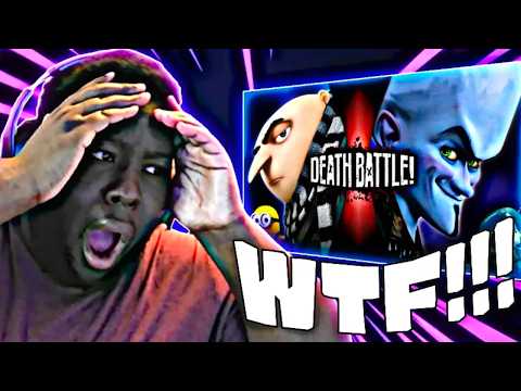 WHAT THE ****!!! | Gru Vs Megamind - DEATH BATTLE REACTION