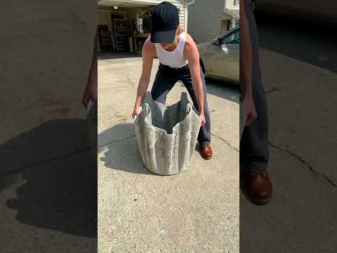 Turn a Towel into a Cement Planter (Easy DIY)