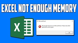 not enough memory to open excel fresh install mac