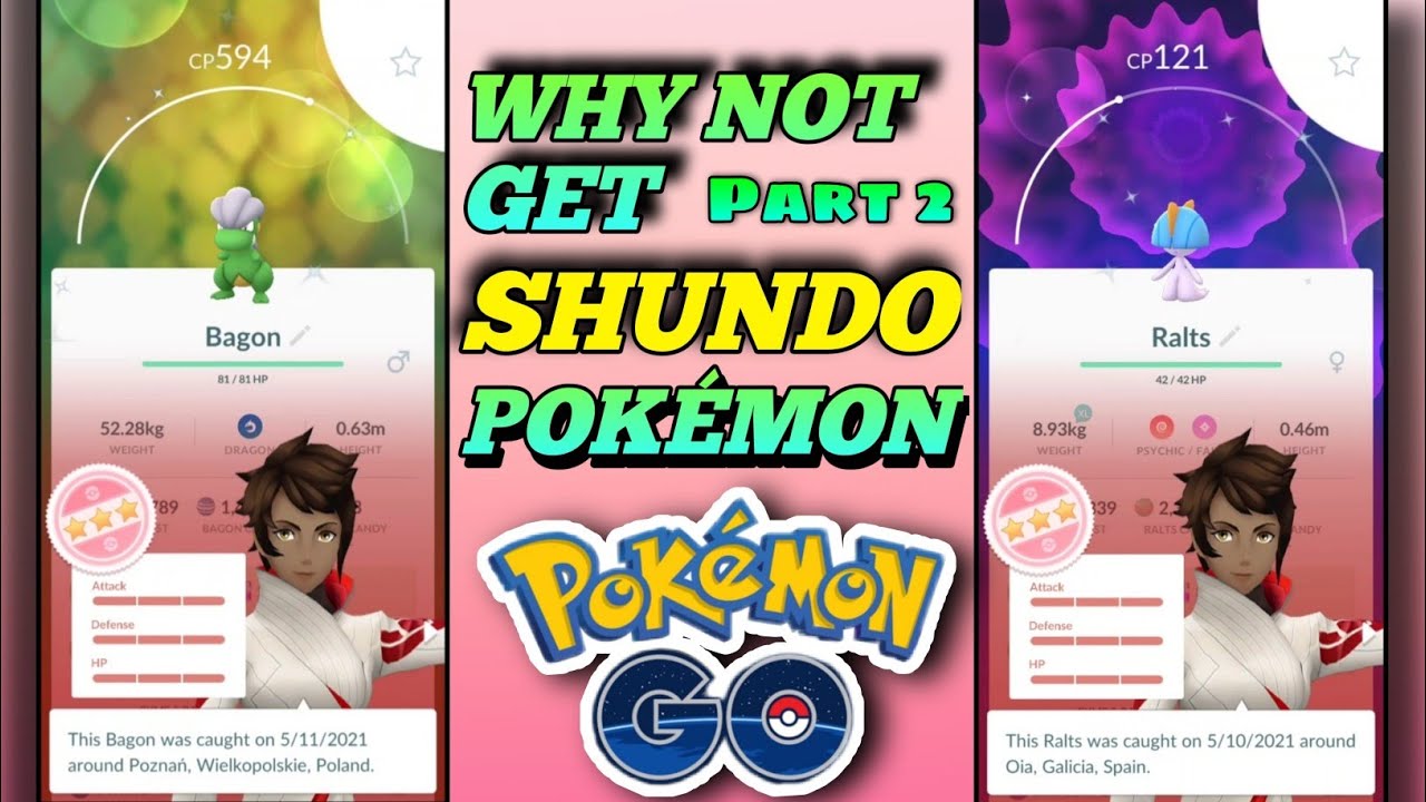 How to get shundo pokemon in Pokemon go|How to catch shiny+100iv in ...