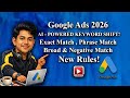 Google Ads Keyword Match Types 2026 | Google Ads Keyword Research | Mahir Asef AdsAlchemist | Google
