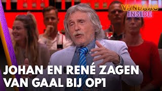 Johan en René zagen Van Gaal bij Op1: 'Die zelfverheerlijking…' | VANDAAG INSIDE