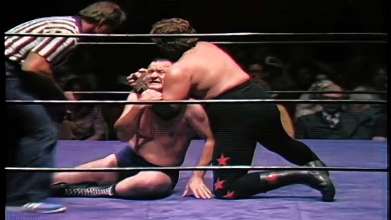 WWE WVR NWA GENE KINISKI VS TANK PATTON HOUSTON TEXAS OCTOBER 30 1981 REMASTERED 4K 60FPS 
