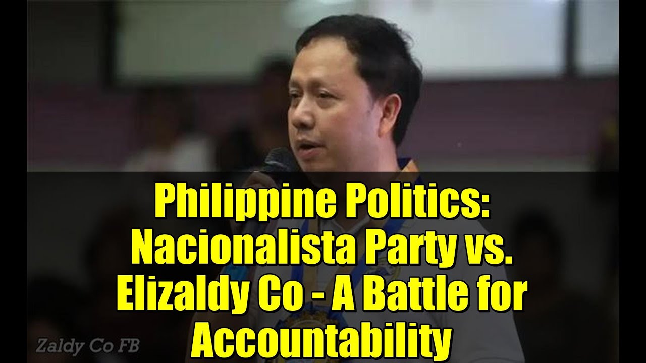 Филиппинская политика: Националистическая партия против партии Элизалди — битва за ответственность