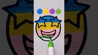 🔵🟡🟣🟢satisfying creative art #satisfying #colors #brush #emoji#freefire #art #creative #youtubeshorts