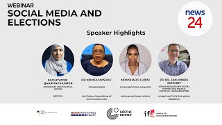 WATCH LIVE | Join us for a webinar on social media and its impact on the electoral process