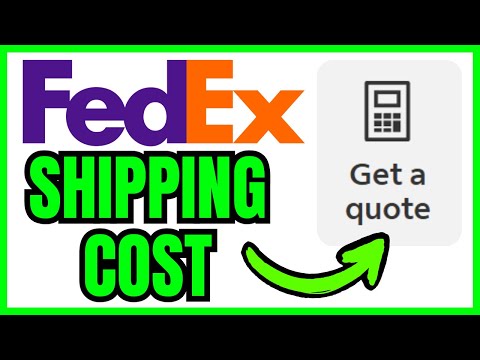 How To CALCULATE Shipping Cost With FedEx QUICK EASY 2026