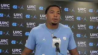 UNC Football: LB Cedric Gray App State Postgame Interview