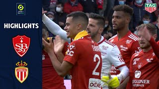 STADE BRESTOIS 29 - AS MONACO (1 - 0) - Highlights - (SB29 - ASM) / 2020-2021