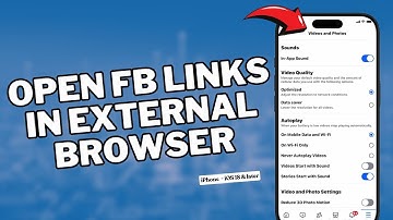 How to Set Facebook to Open Links in External Browser on an iPhone (iOS 18 & Later)