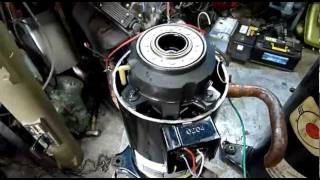 HVAC Scroll Compressors Running Open and Exposed
