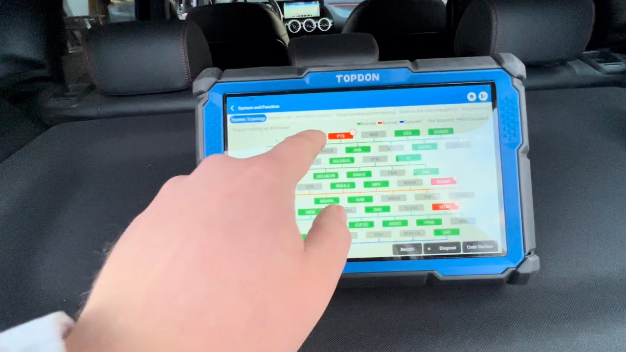 TOPDON PHOENIX SMART KFZ Diagnosegerät im Test am Mercedes GLE 2021