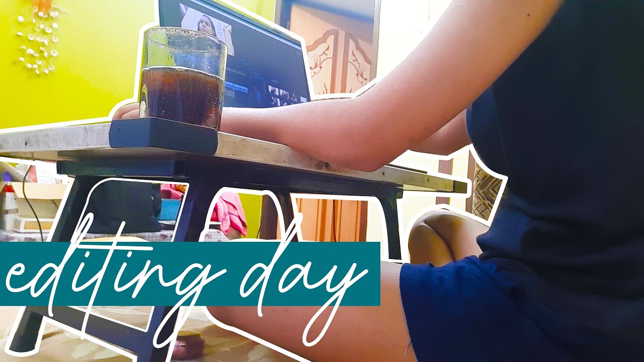 My editing day routine | video editing day in the life | Deepti Patel