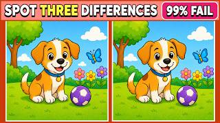 Spot the Difference 🔍 | Find 3 Differences in 20 Seconds! | 10 Picture Puzzles