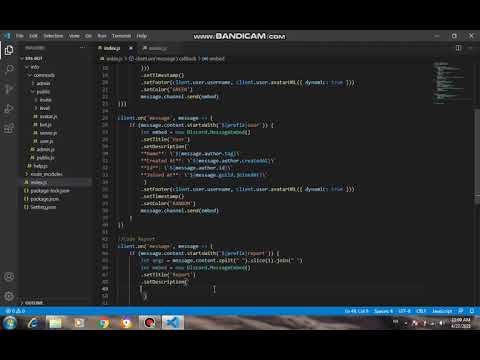 Code Report Discord.js [ 1 ]