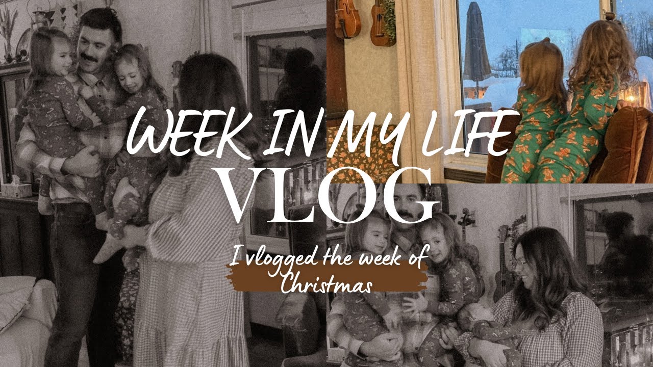 A week in my life | I vlogged the week of Christmas // salt dough ornaments, Christmas baking + more