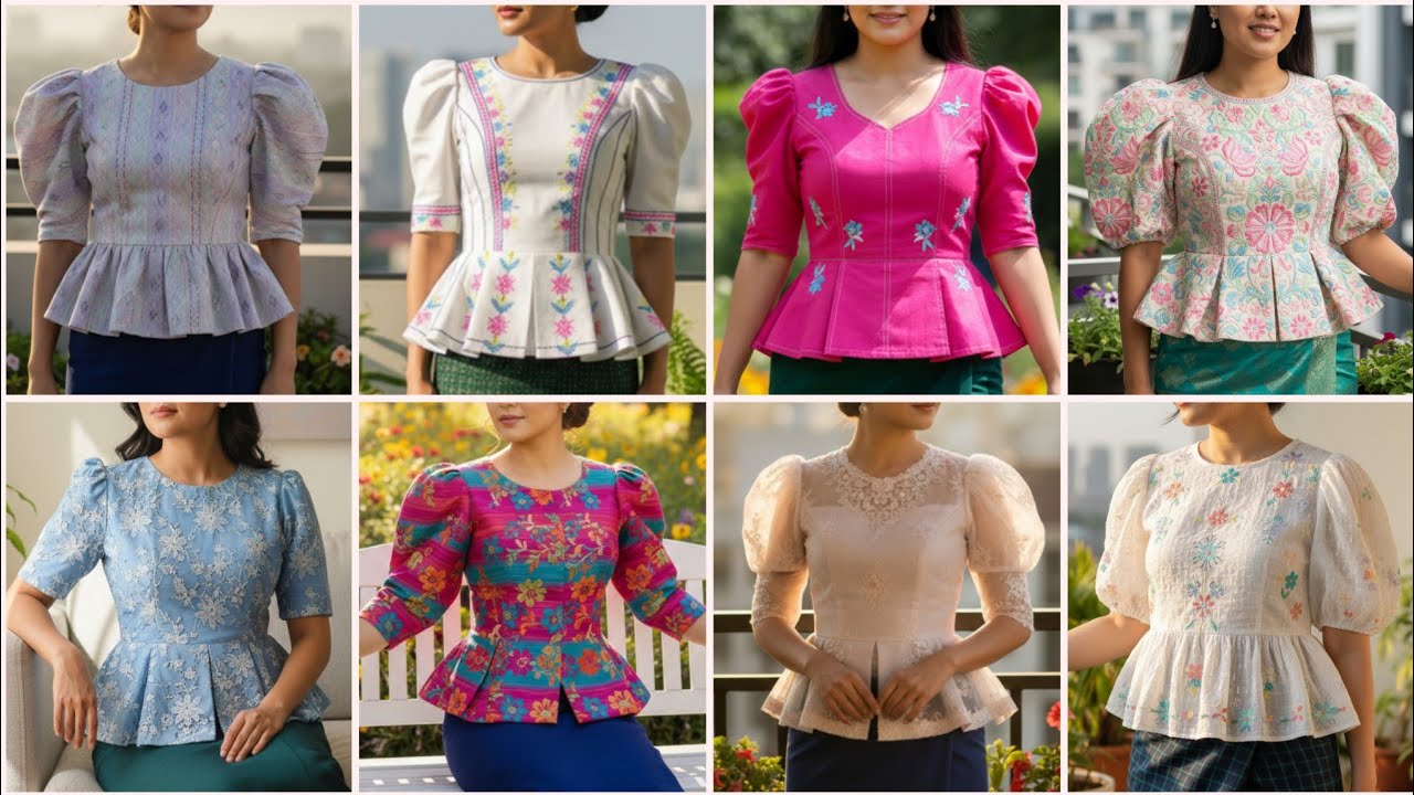 Различные модели топов в стиле мизо 2026 | Новейшие воскресные платья-топы в стиле мизо