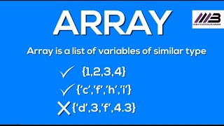Array  #11 | What is Array ? | Types of an Array in Data Structure